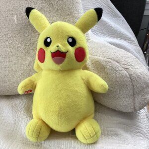 Build A Bear Workshop Pokemon Pikachu Plush Stuffed Large 17" Toy 2017 Authentic